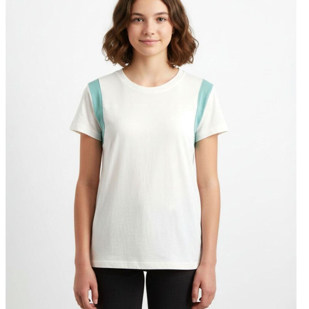 HYP 100% Cotton Y2K Contrasting Striped Girls Tee  Size Small